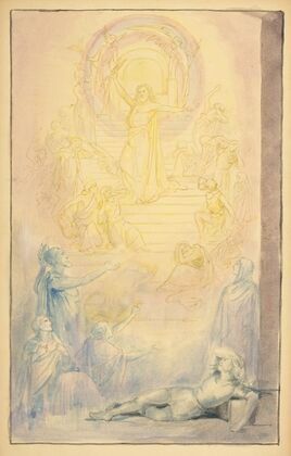 Cymbeline; and so, away; no further with your din Express impatience, lest you stir up mine. (1890s) — size preview