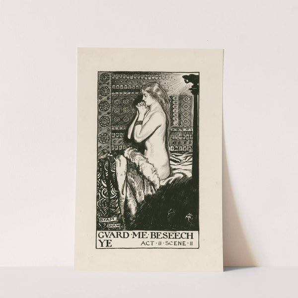 Cymbeline; Guard me beseech ye Act II Scene II (1900) by Byam Shaw