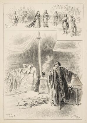 Cymbeline, Miss Ellen Terry as Imogene, Mr. Henry Irving as Iachimo, Lyceum Theatre, September 26, 1896 (1896)