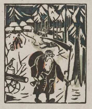 Czas – starzec w lesie (1924)