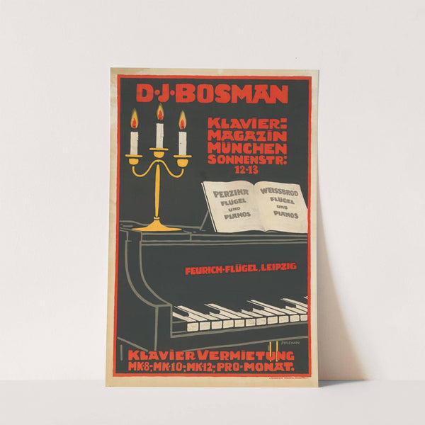 D. J. Bosman Klavier Magazin (1913) by Emil Pirchan