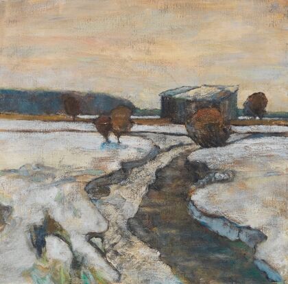 Dachauer Moorlandschaft im Winter (1908-1910)