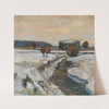 Dachauer Moorlandschaft im Winter (1908-1910) by Adolf Hölzel