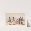 Dadur; Hajee Ebrahim, commandant of the Bolan rangers, and men of the Brahoee tribe (1843) by James Atkinson