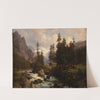 Dale in the High Alps at Gastein by August Behrendsen