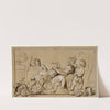Dalend mannelijk naakt, met wapperende mantel by David Humbert de Superville