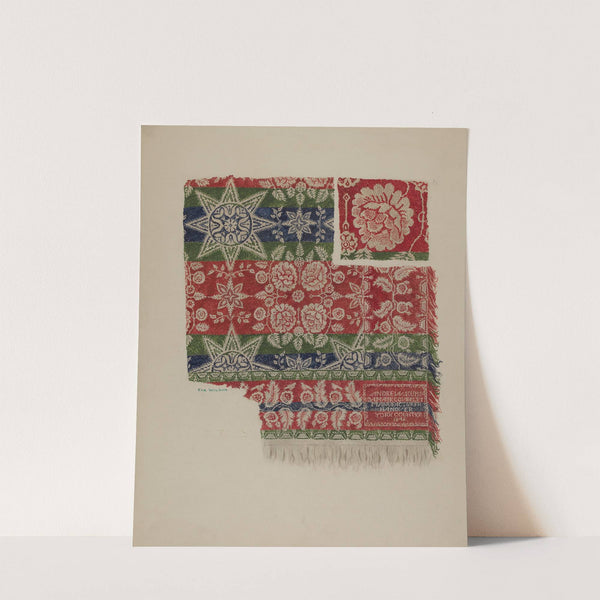 Damask Coverlet by Eva Wilson