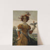 Dame Au Faucon by Edmond-Louis Dupain