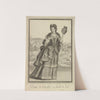Dame de qualité en habit de bal (1690-1699) by Jean Bérain