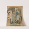 Dame Du Moyen Age À Cheval by Henri Cros