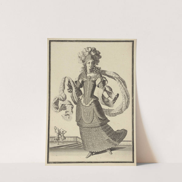 Dame en habit de ballet (1680-1690) by Jean Bérain