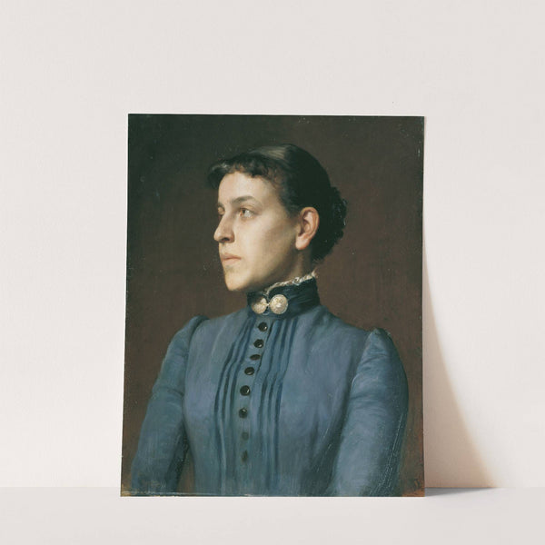 Dame Im Blauen Kleid Datierung by Rudolf Bacher