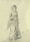Dame im Prater (Studie zum Praterbild im Belvedere) (1889)