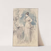 Dame in langem Kleid (1900) by Franz von Persoglia