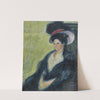 Dame mit Federhut by Richard Gerstl