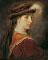 Dame Mit Federhut