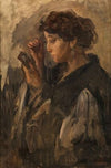 Dame mit Handspiegel (1915)