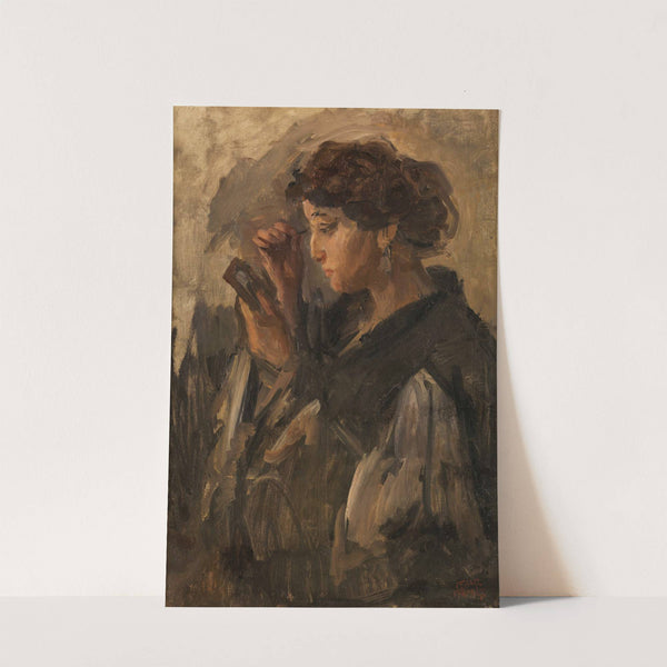 Dame mit Handspiegel (1915) by Isaac Israëls