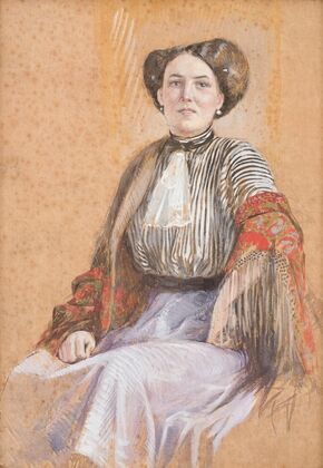 Dame mit Schal (1910)