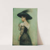 Dame mit schwarzem Kleid und Hut (Alice Hauser) by John Quincy Adams