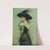 Dame mit schwarzem Kleid und Hut (Alice Hauser) by John Quincy Adams