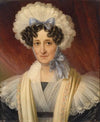 Dame mit Spitzenhaube