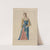 Dame Noble 1500-1510 d&#039;après une tapisserie du temps, Musée de Cluny. XVIe siècle, costumes civils, femmes, Flandre. by Raphaël Jacquemin