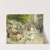 Damer, Der Køber Blomster På Amagertorv by Paul Fischer