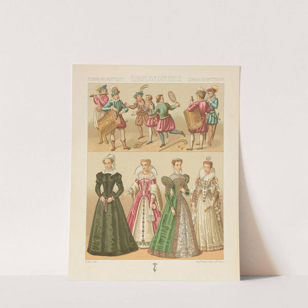 Dames de la noblesse francaise (1876-1888) by Auguste Racinet