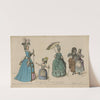 Dames de Paris. 1774-79. Dessinees d&#039;ap[rès] nature by Raphaël Jacquemin