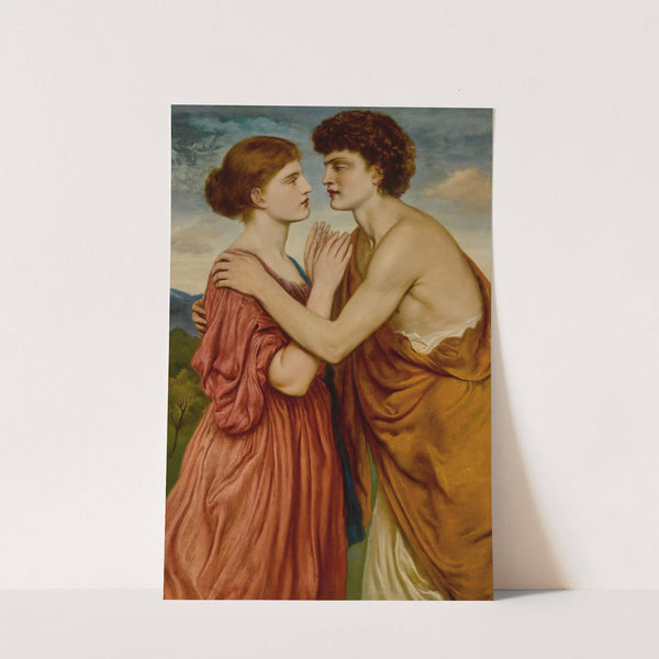 Damon And Aglae by Simeon Solomon