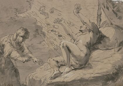 Danaë and the golden rain.