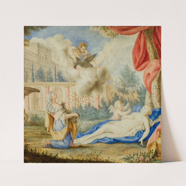 Danaë and the golden shower by Andreas von Behn