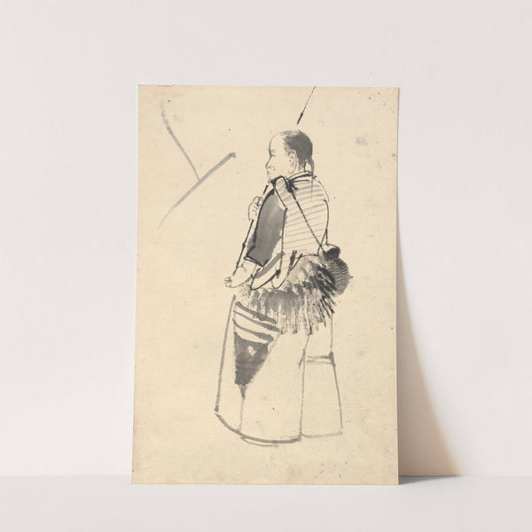 Dancer in a Fisherman’s Costume (c. 1880–95) by Kōno Bairei
