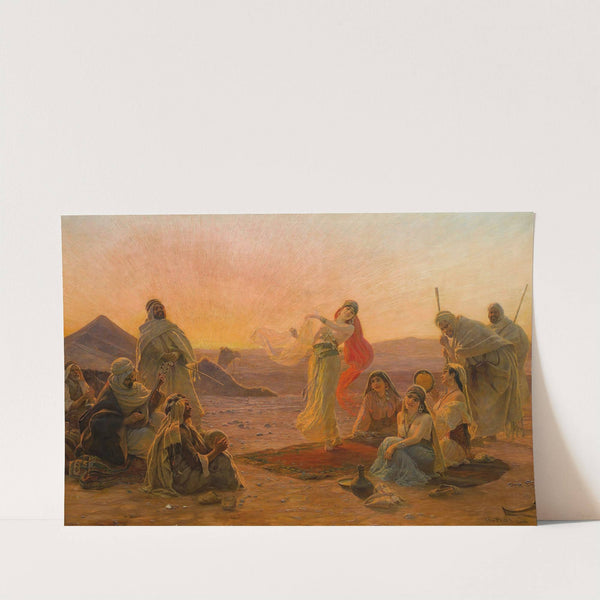 Dancing At Sunset (1905) by Otto Pilny
