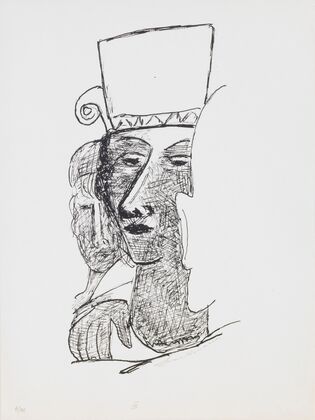 Dancing Couple, plate 7 from the portfolio ‘Day and Dream’ (1946)