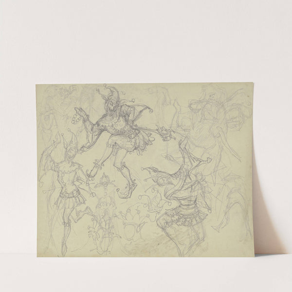 Dancing harlequin by Ferdinand Fellner