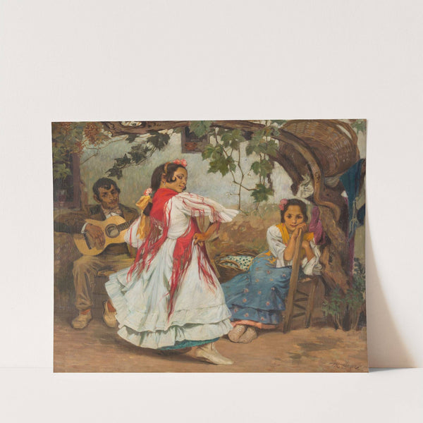 Dancing Spanish folk by Otto Boyer