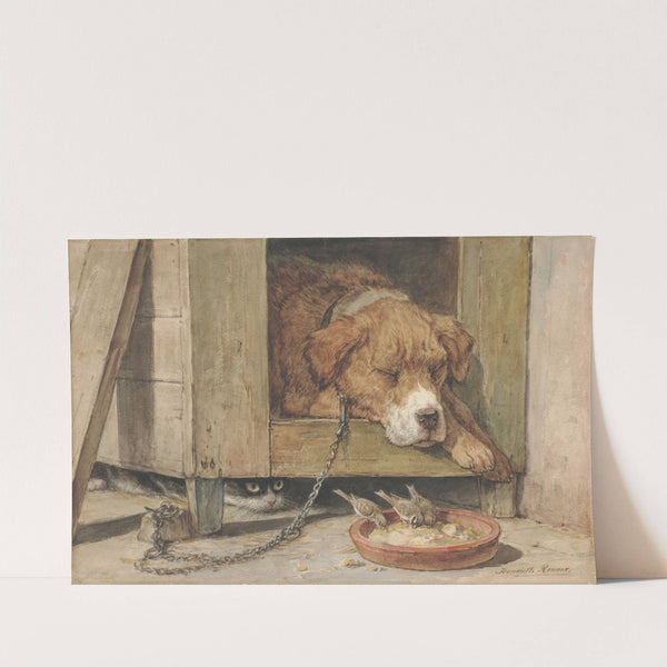 Dangerous Ground by Henriëtte Ronner-Knip