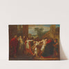 Daniel faisant arrêter les deux vieillard accusateurs de la chaste Suzanne by Jacques Réattu