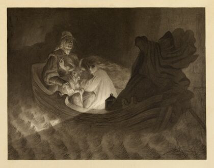 Dans la barque (1868)