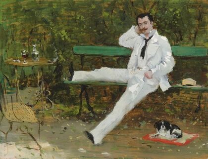Dans le jardin