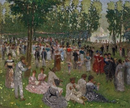 Dans le parc