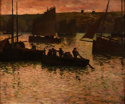 Dans le port
