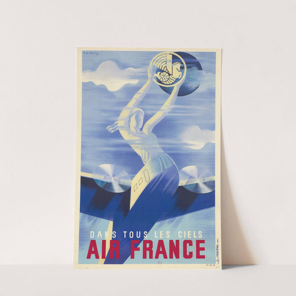 Dans tous les ciels, Air France (1935) by Roger de Valerio