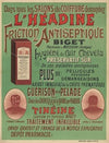 Dans tous les salons de coiffure demandez ‘l’Héadine’ friction antiseptique Biget (1898)