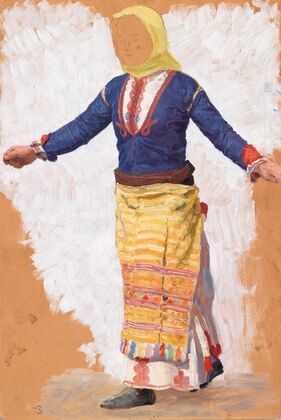 Dansende kvinde. Megara