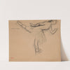 Danseuse, arabesque croisée by Edgar Degas