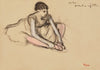 Danseuse assise