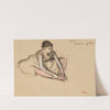 Danseuse assise by Edgar Degas